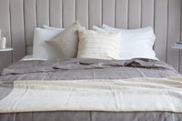 Adama Handwoven Ethiopian Cotton Throw Pillow