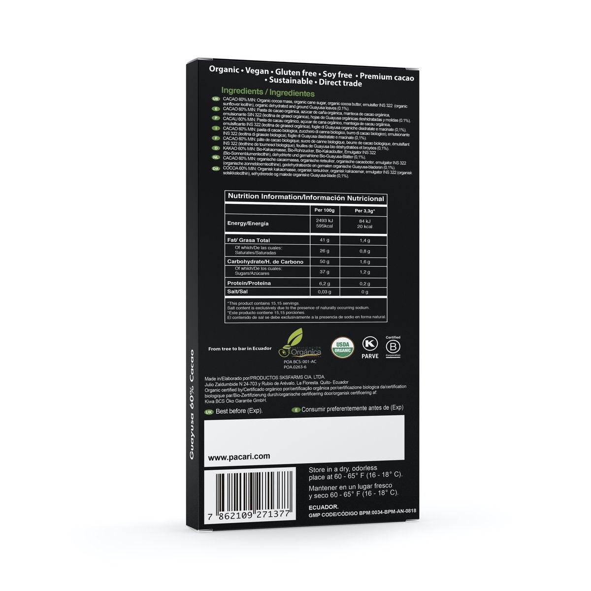 Amazonian Green Tea Guayusa Organic Chocolate Bar - Ethical Trade Co