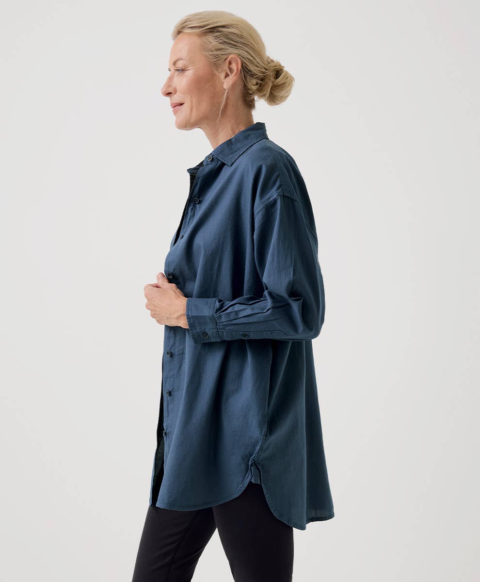 Women's Sunset Lightweight Cotton Oversized Shirt