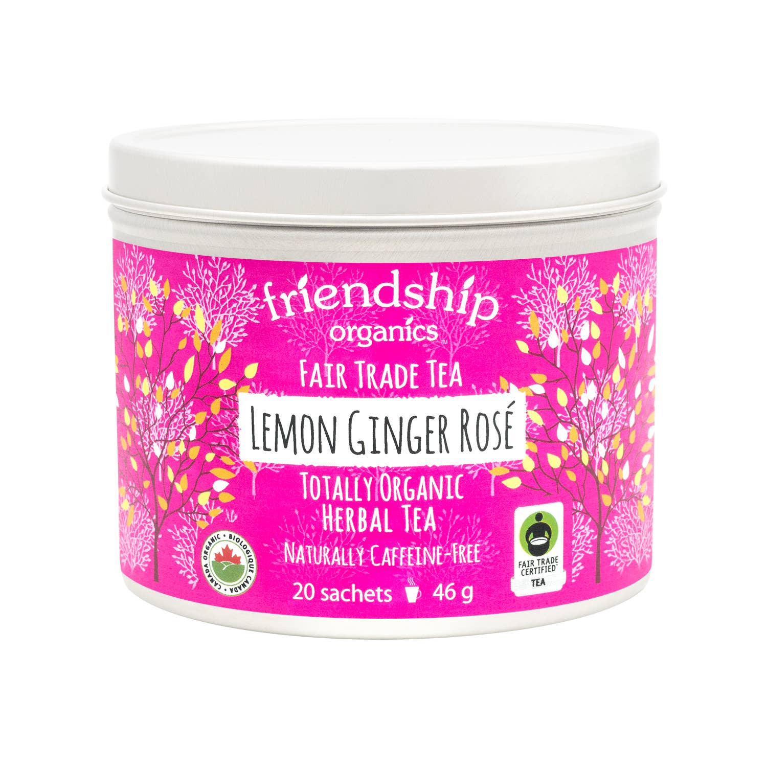 Lemon Ginger Rosé Herbal Tea