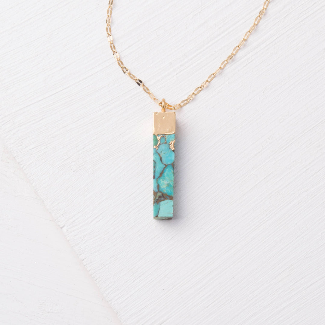 Brayden Turquoise Pendant Necklace - Ethical Trade Co