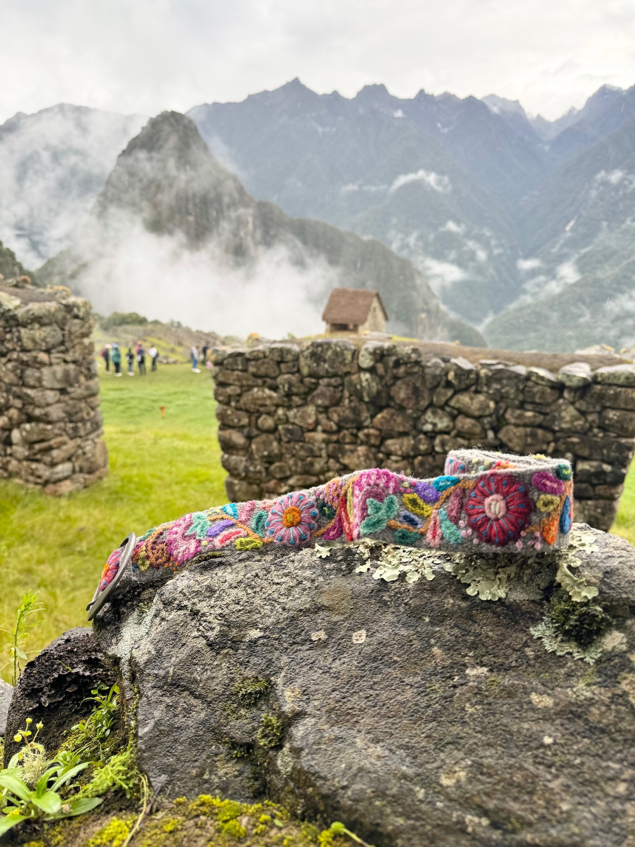 Bright Hand Embroidered Belt