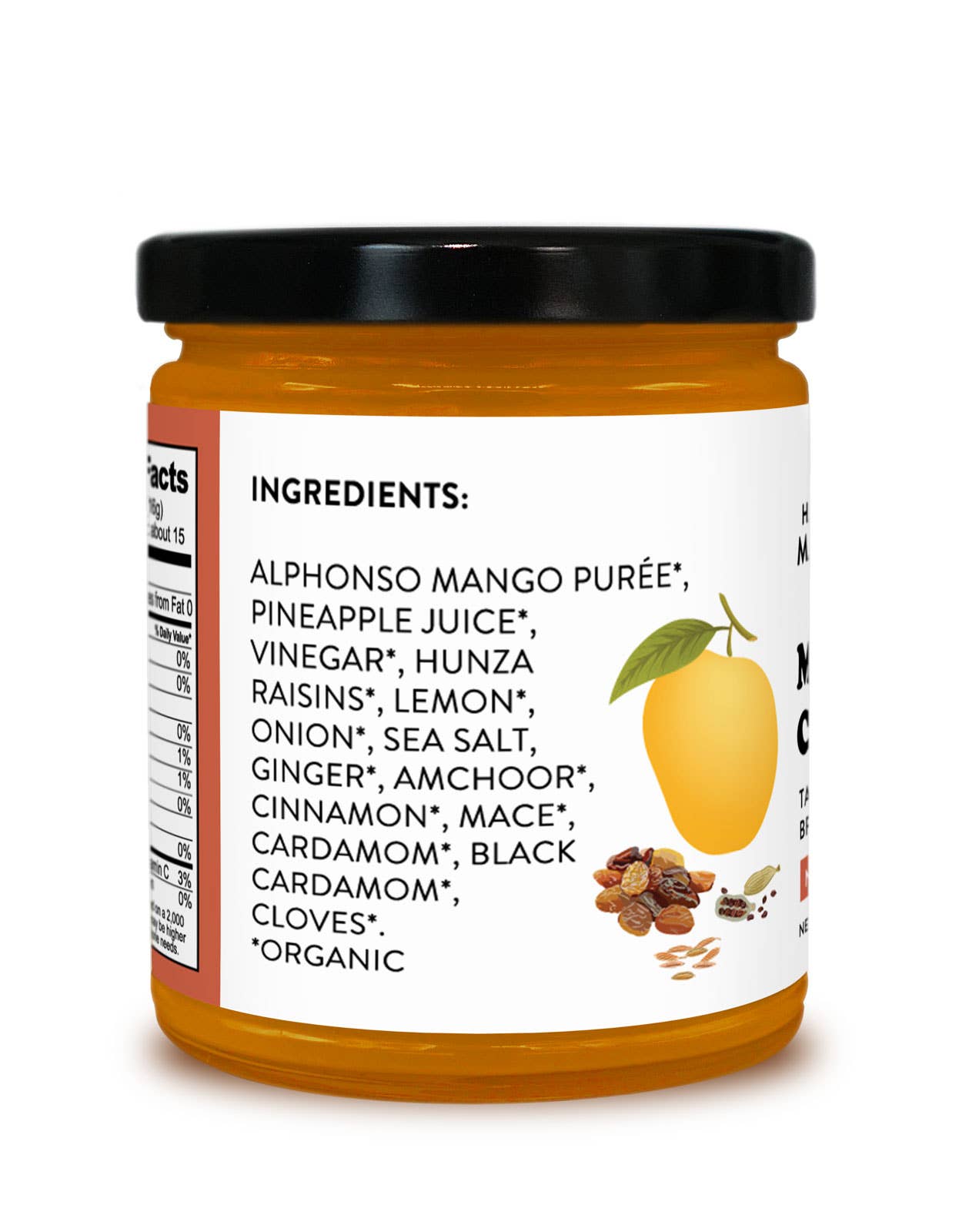 Mango Raisin Chutney, Certified Organic - 8.5 oz