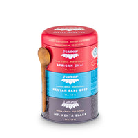 Black Tea Trio Tin & Spoon - Organic, Fair-Trade Tea Gift