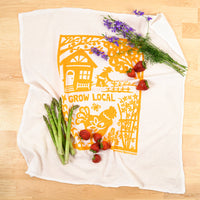 Flour Sack Dish Towel - Grow Local