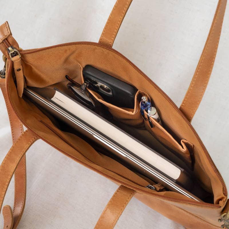 Mid-Sized Zipper Tote