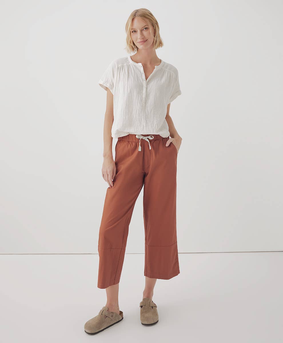 Women's Daily Twill Crop Pant
