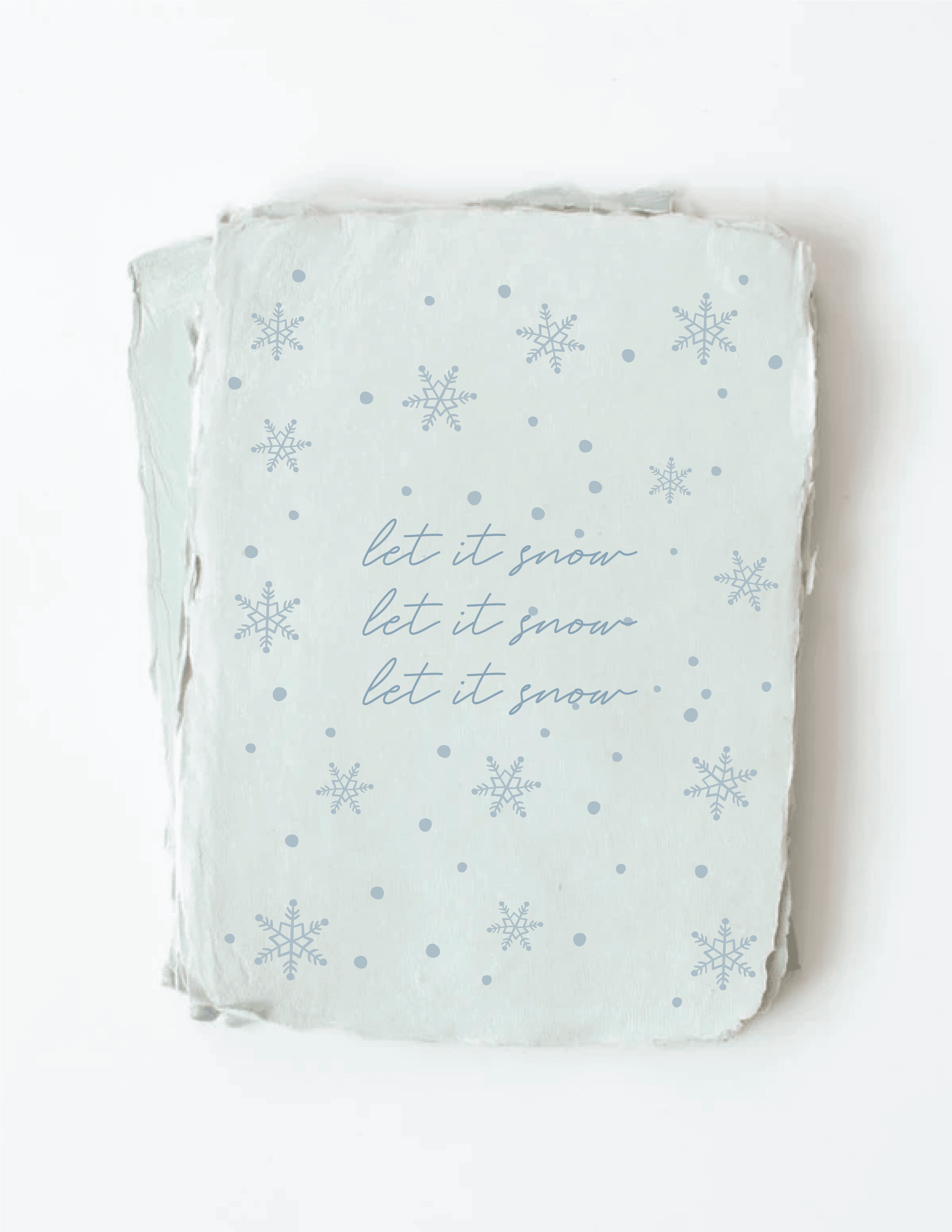 Card | Let it Snow - Ethical Trade Co