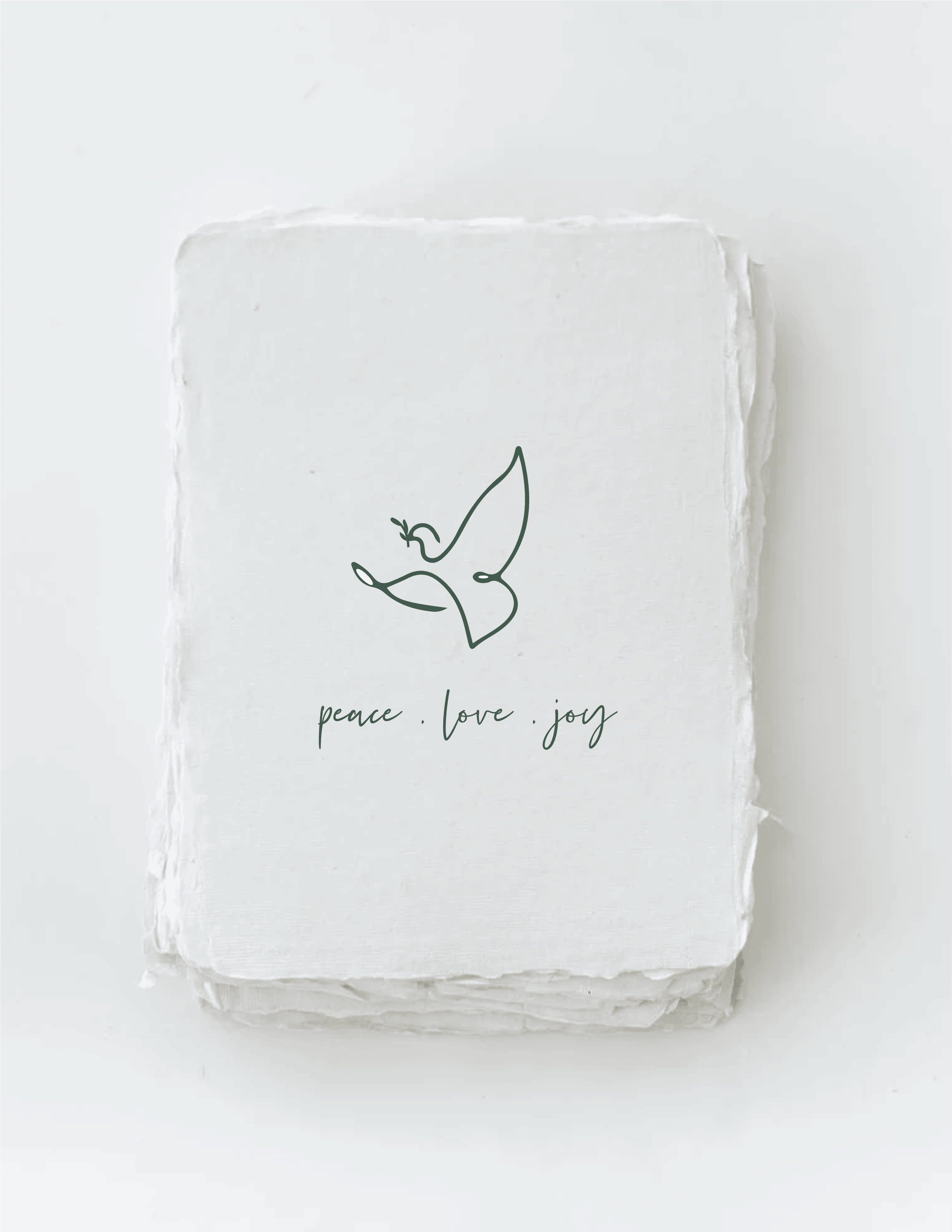 Card | Peace. Love. Joy. - Ethical Trade Co