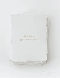 Card | Welcome Little One! - Ethical Trade Co