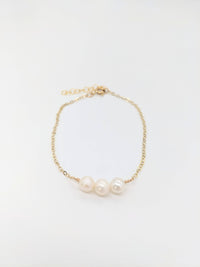 Leeda Pearl Bracelet in 14k Gold Filled
