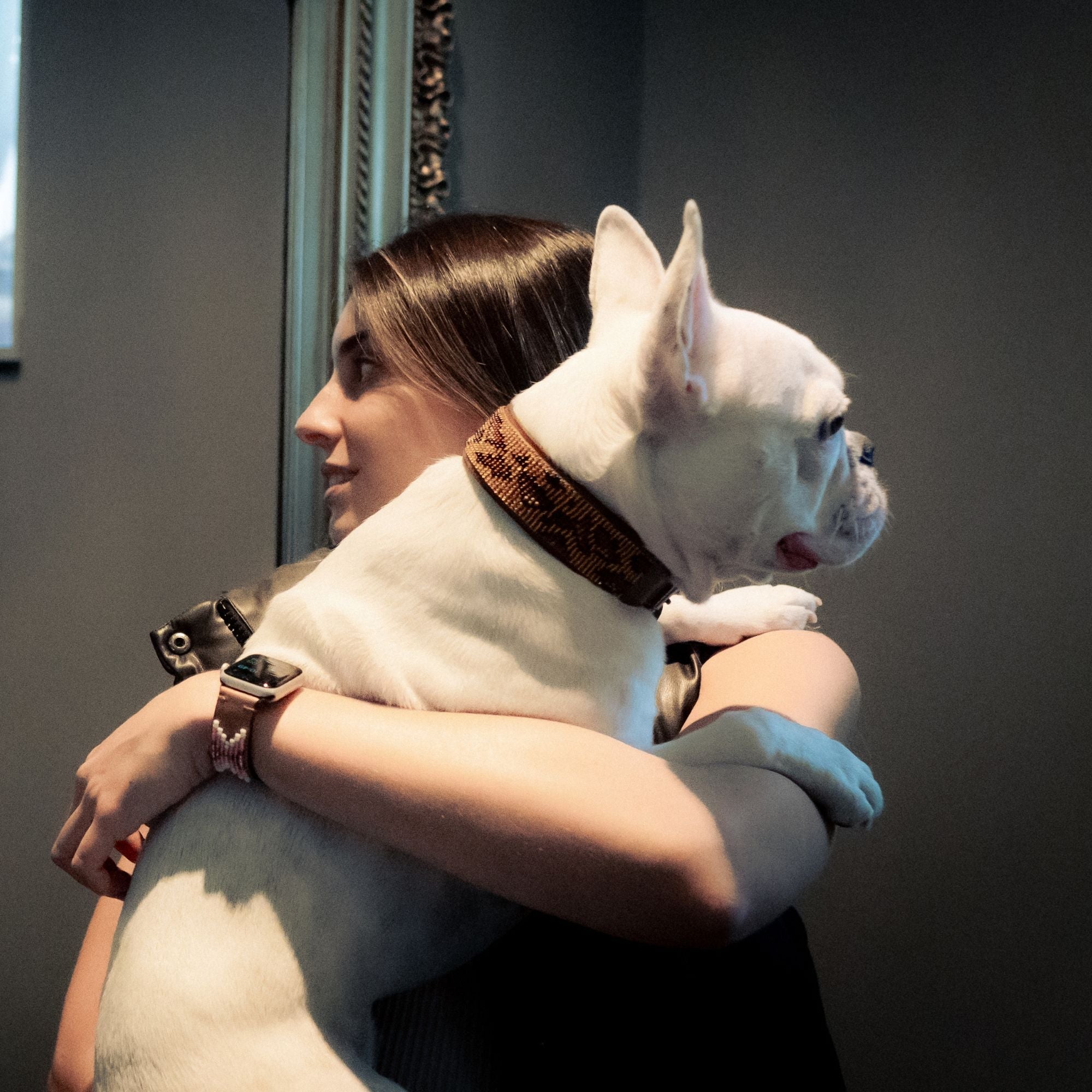 Cheetah Sambboho dog collar (animal print collection)