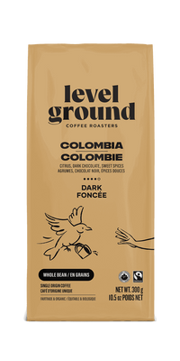Colombian Dark Roast Coffee Level Ground
