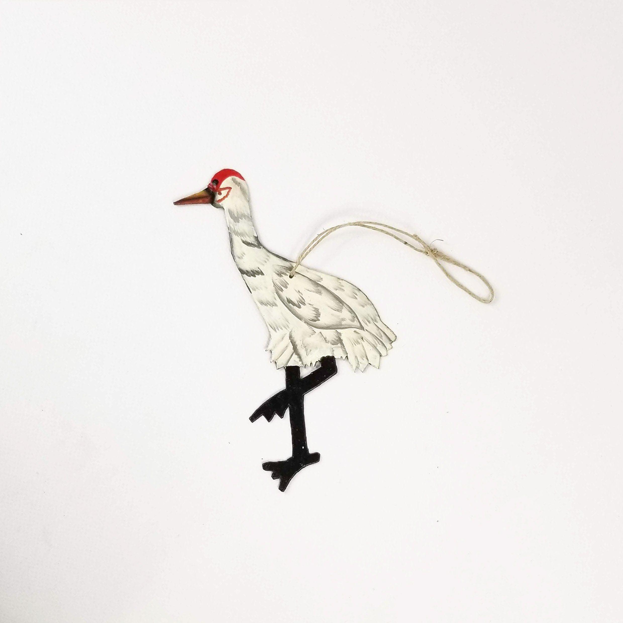 Singing Rooster - Crane Ornament - Christmas - Ethical Trading Company