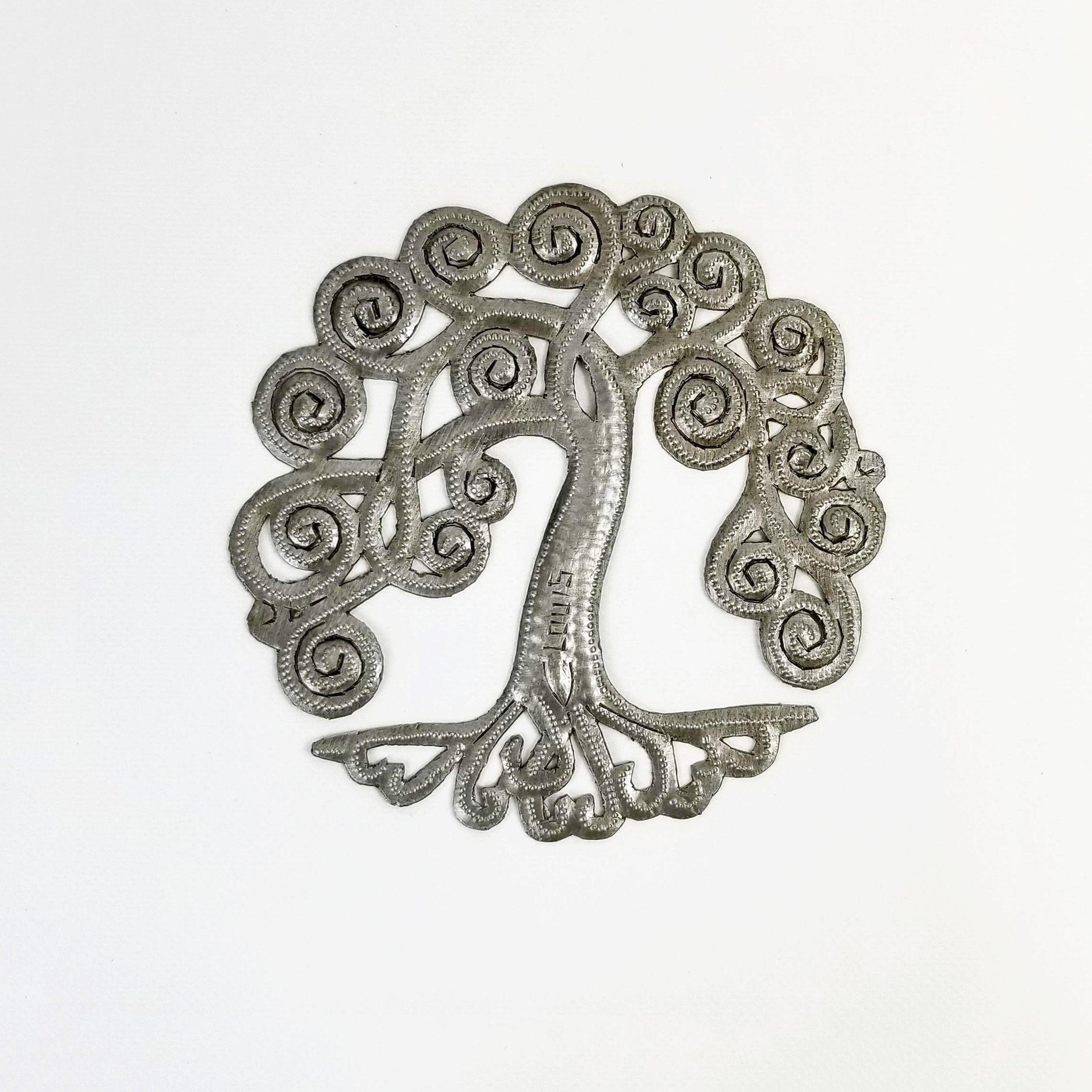 Singing Rooster - Curly Tree of Life - Wall Art - Ethical Trading Company