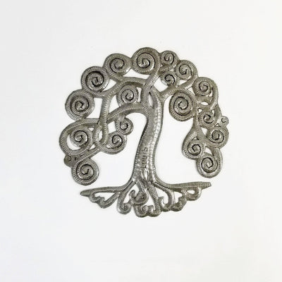 Singing Rooster - Curly Tree of Life - Wall Art - Ethical Trading Company