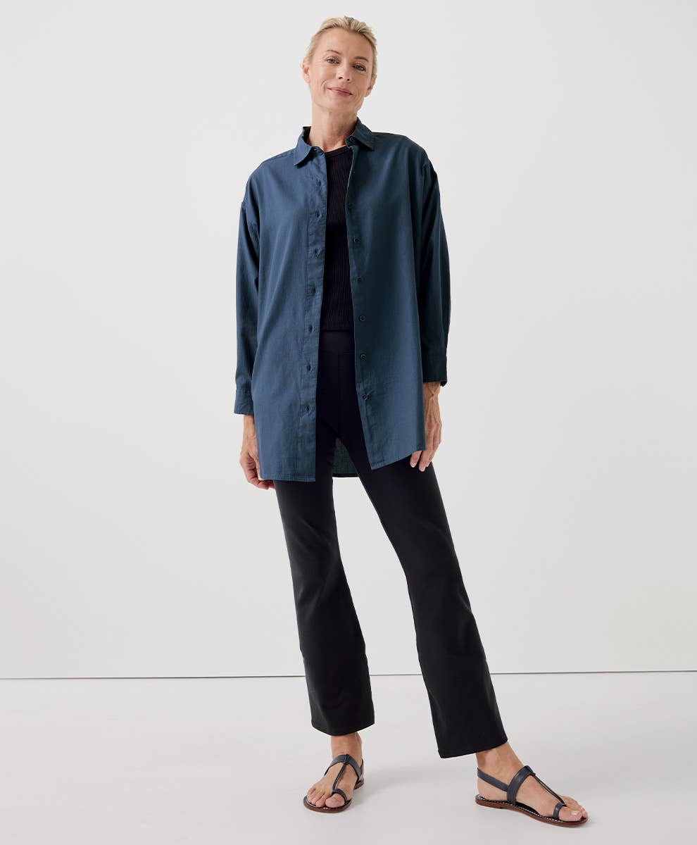 Women's Sunset Lightweight Cotton Oversized Shirt