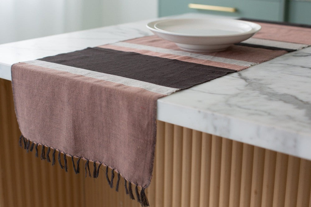 Dalol Handwoven Ethiopian Cotton Table Runner