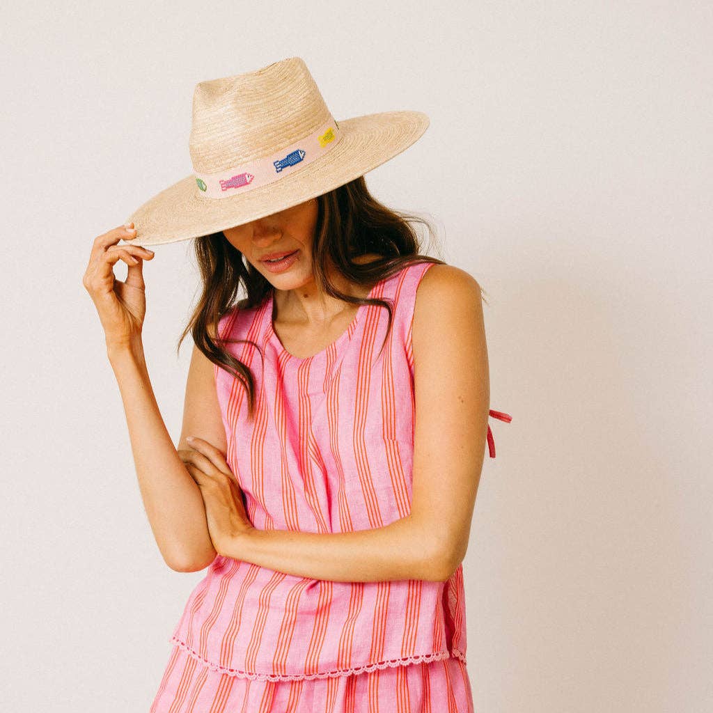 Colorful Fin Palm Hat