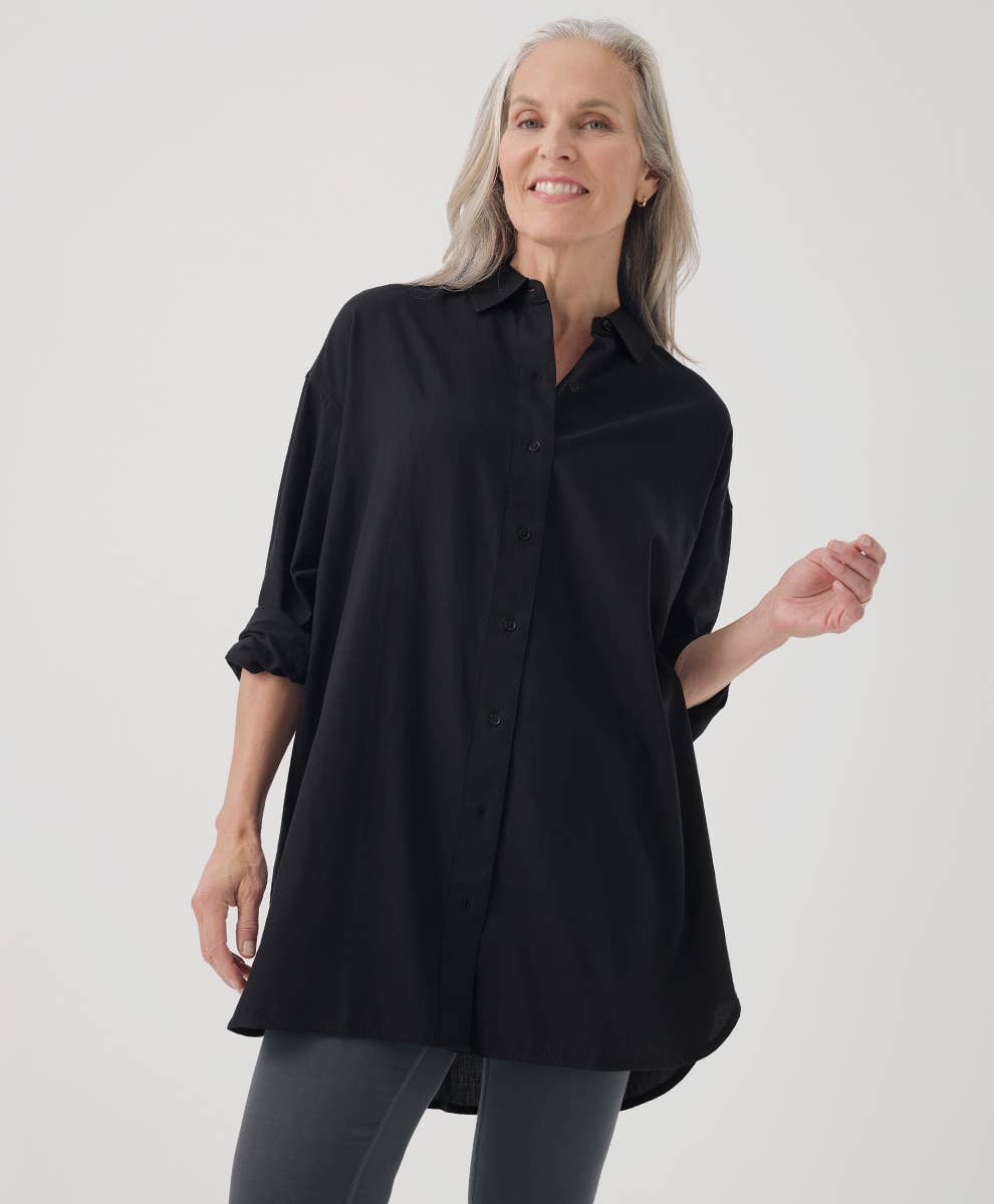 Women's Sunset Lightweight Cotton Oversized Shirt