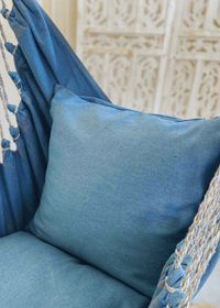 Denim Blue Throw Pillow Cover | DENIM