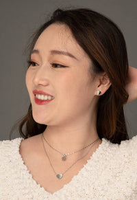 Alexis Silver Heart Necklace