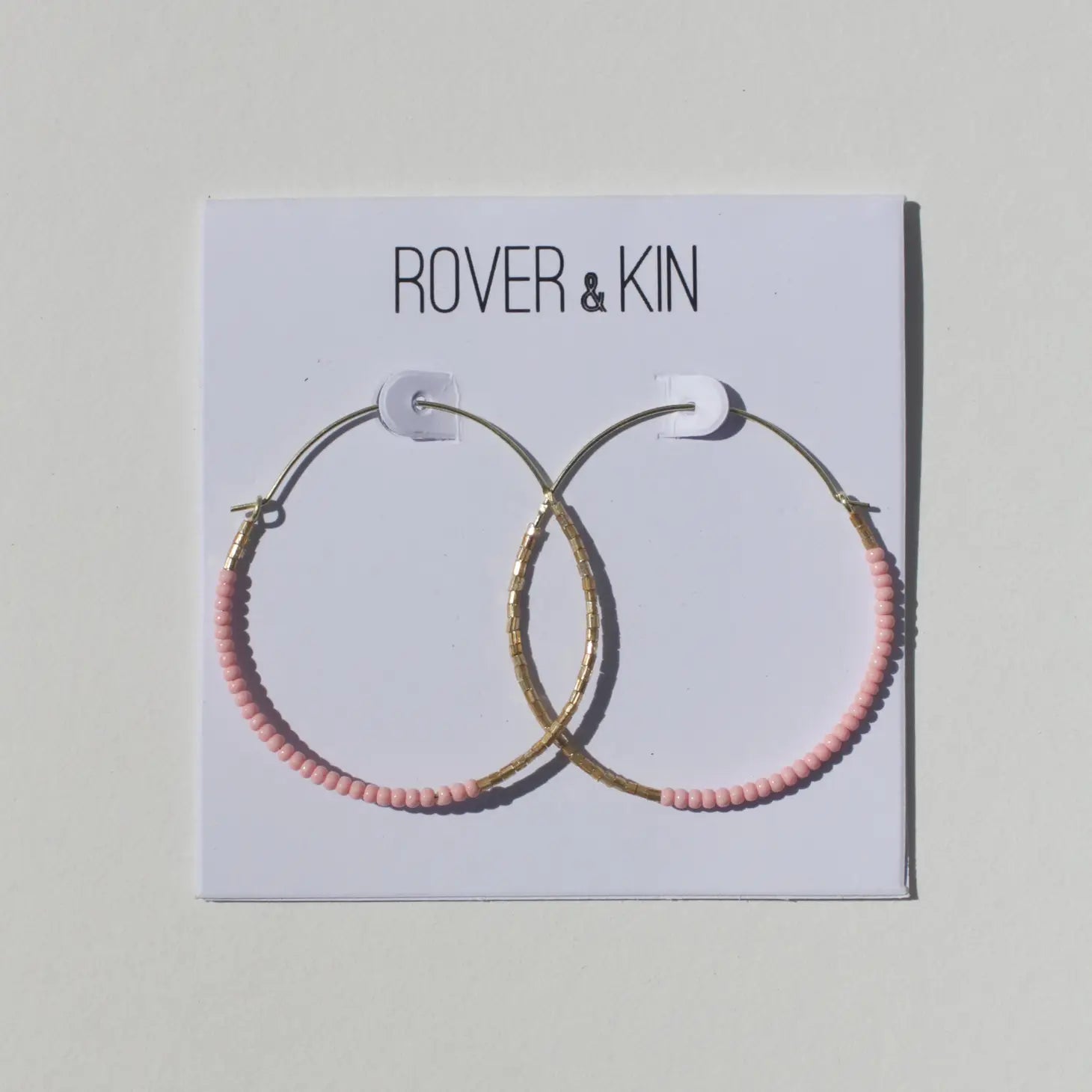 Dreamscape Beaded Round Hoops - Ethical Trade Co