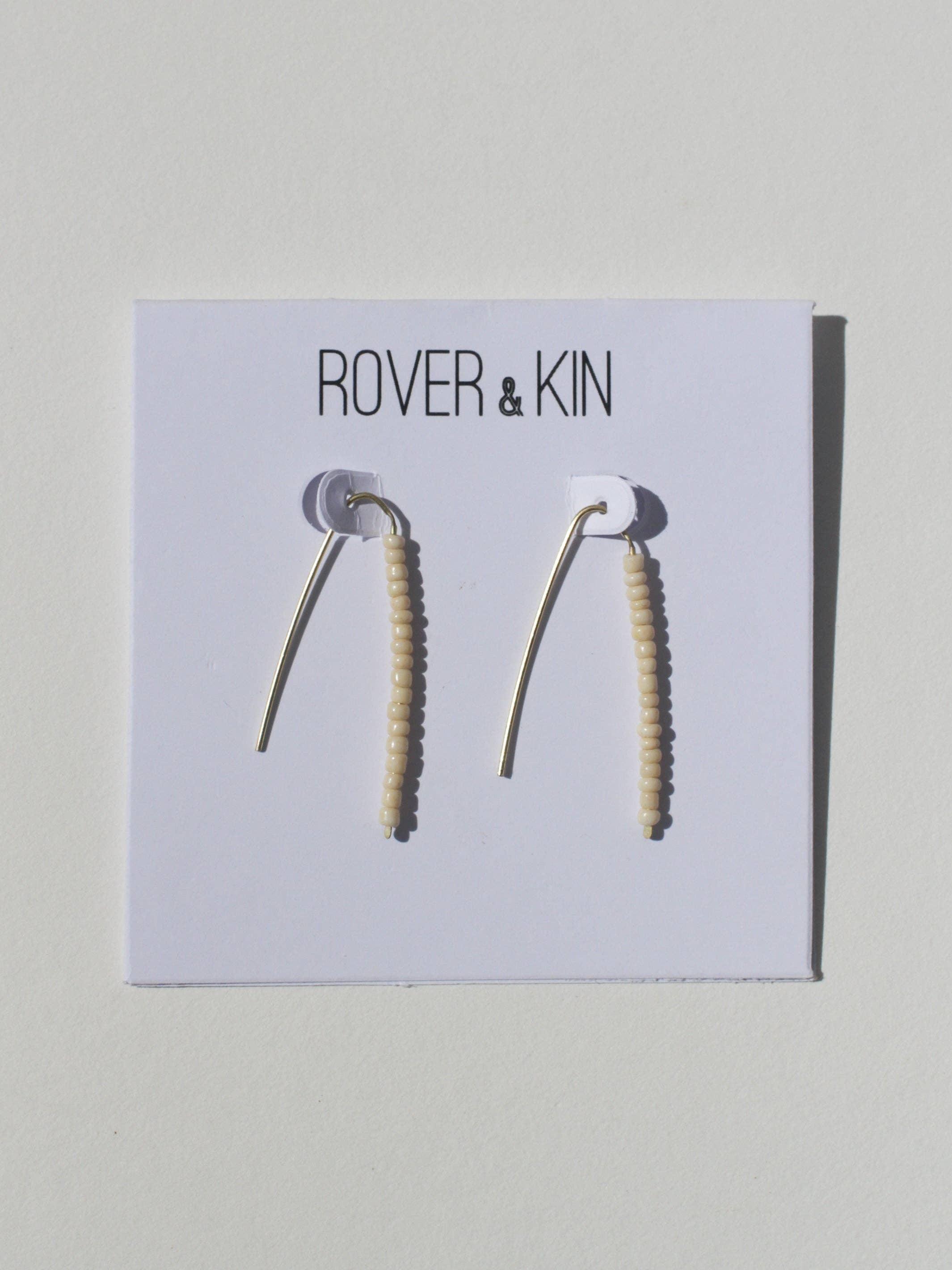 Dreamscape Threader Earrings Oat - Ethical Trade Co