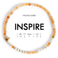 Morse Code Bracelet 3mm | INSPIRE