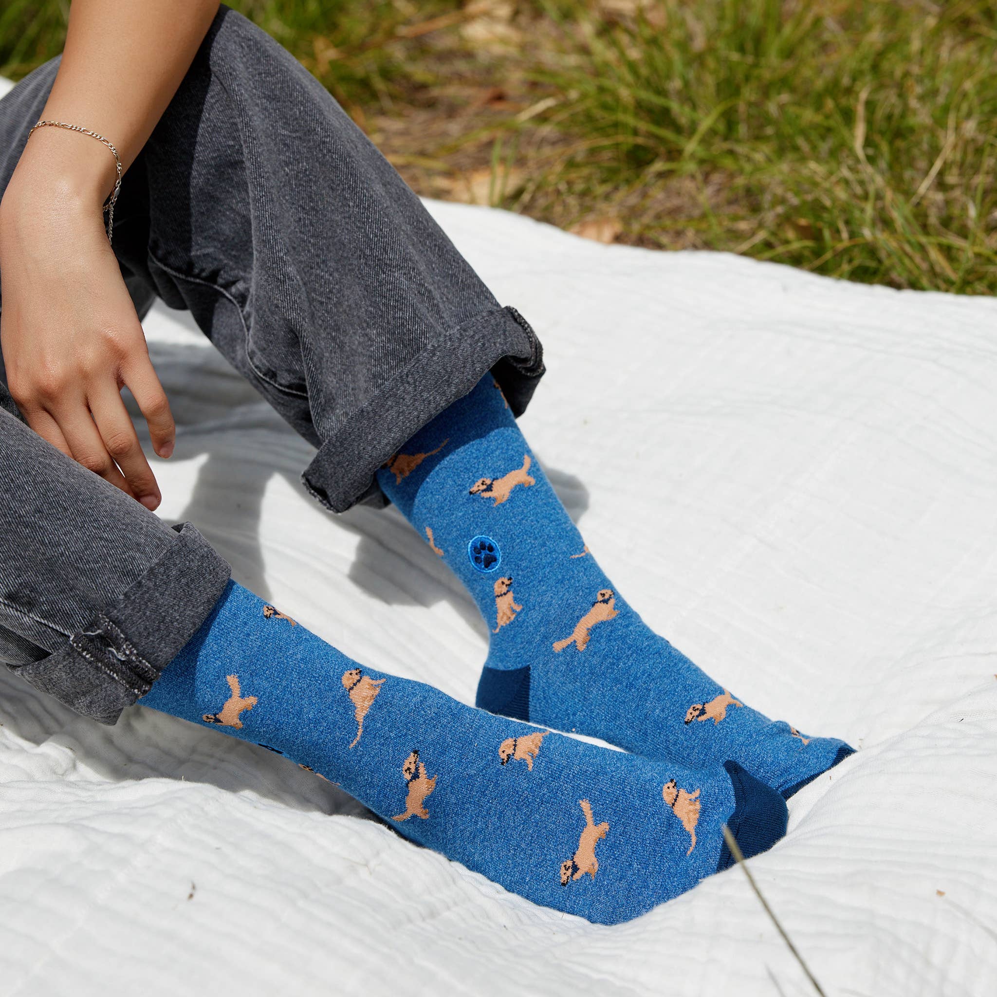 Socks that Save Dogs (Blue Golden Retrievers)