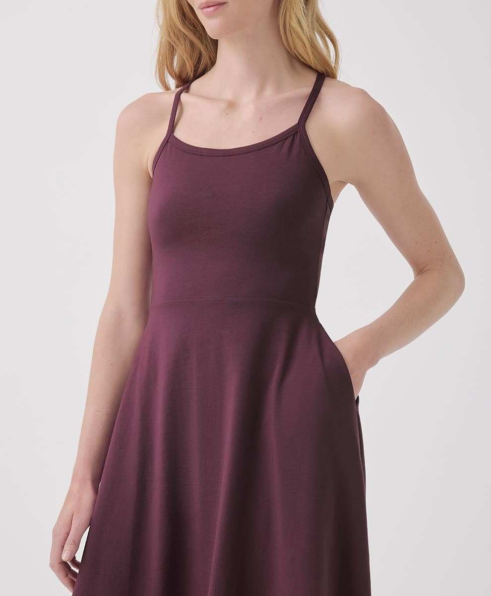 Women's Fit & Flare Midi Dress