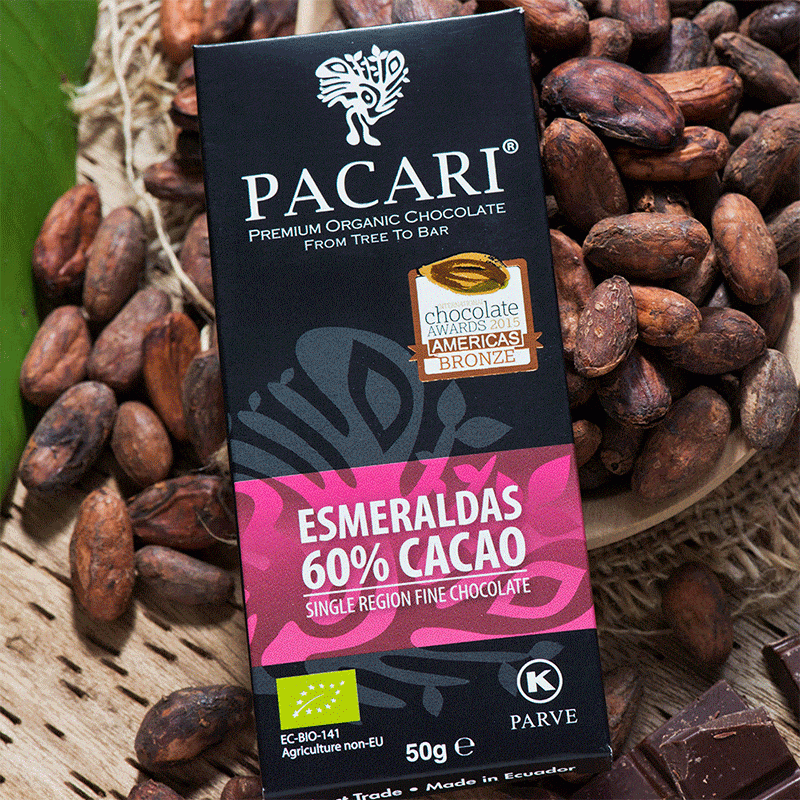 Esmeraldas 60% Organic Chocolate Bar - Ethical Trade Co