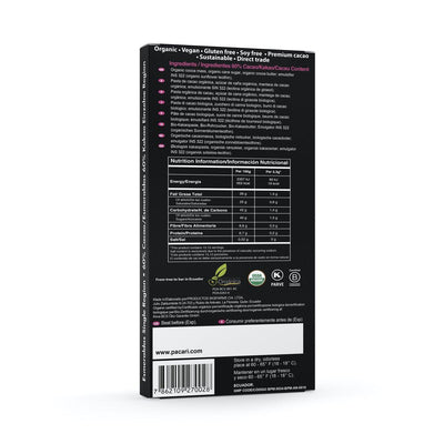 Esmeraldas 60% Organic Chocolate Bar - Ethical Trade Co