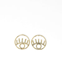 Eye Outline Earrings - Ethical Trade Co