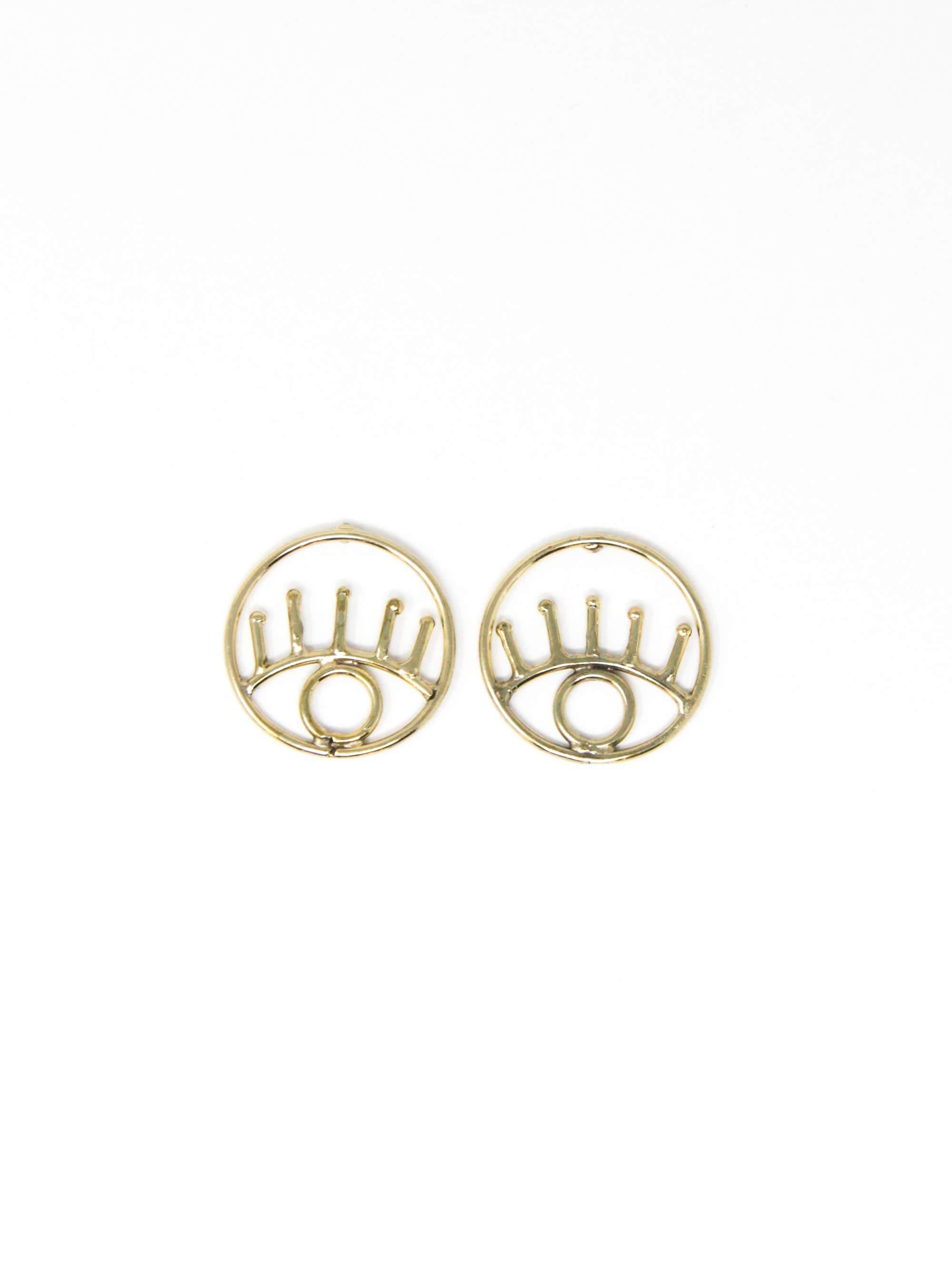 Eye Outline Earrings - Ethical Trade Co