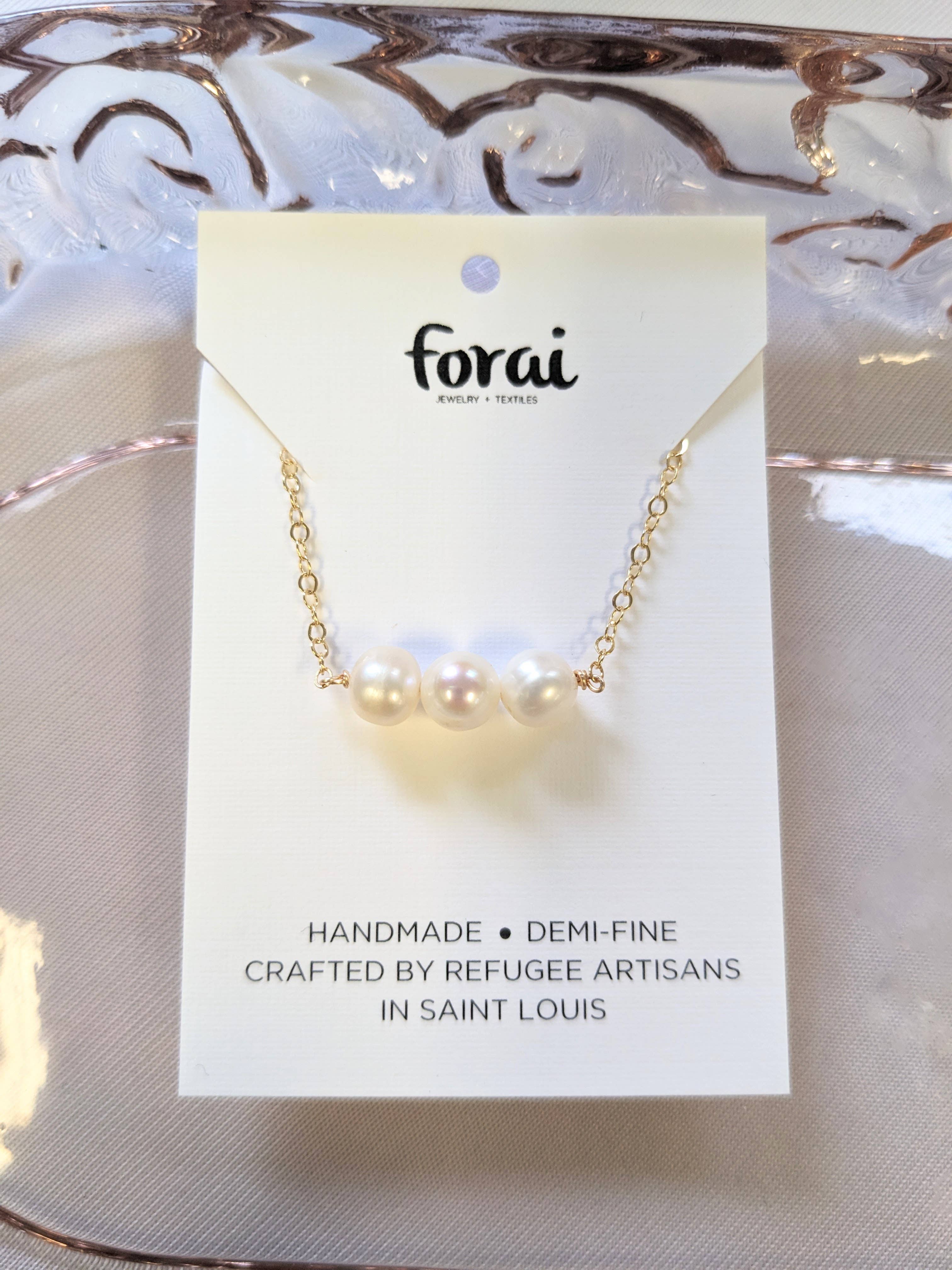 Leeda Pearl Bracelet in 14k Gold Filled