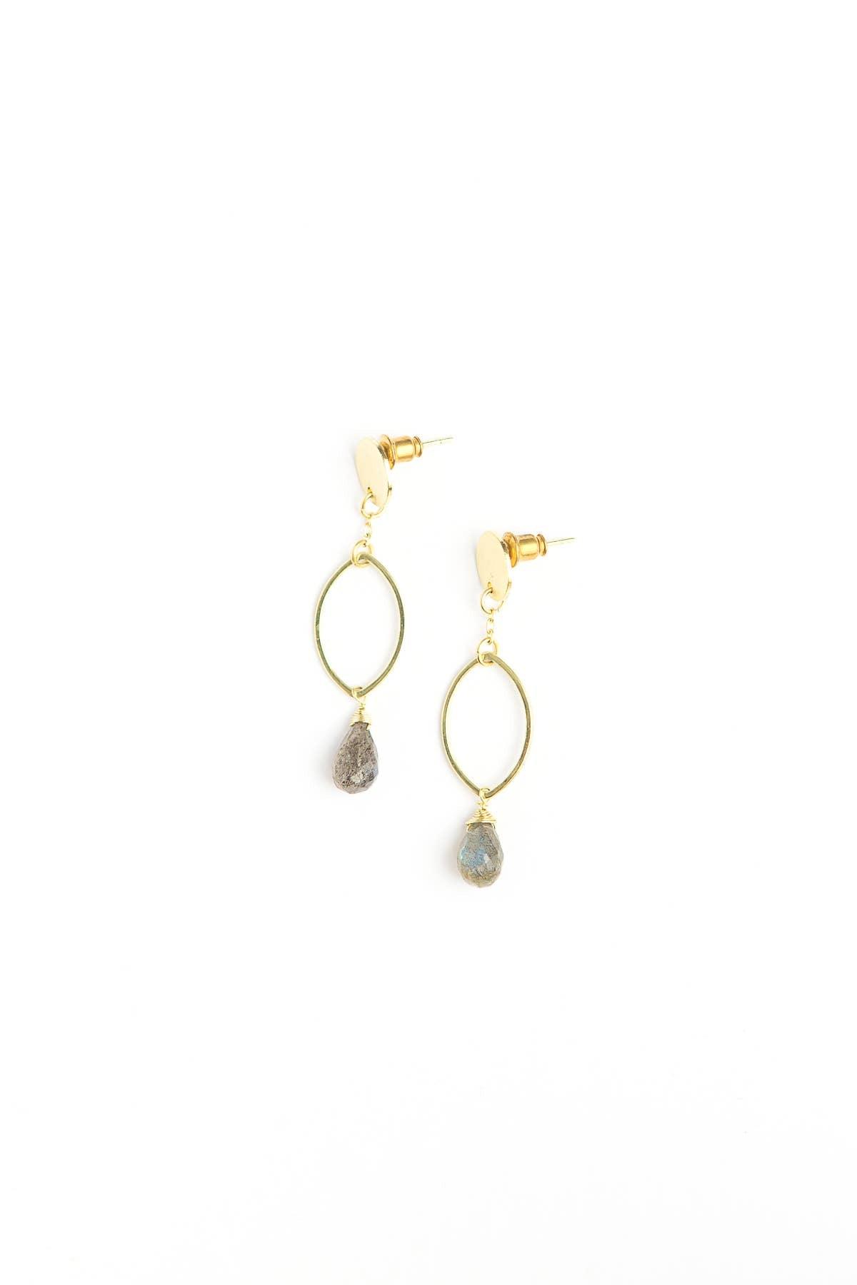 Fair Anita - Transformation Labradorite Earrings - Ethical Trade Co