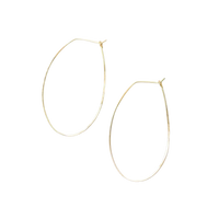 Azmera Hammered Loop Earrings