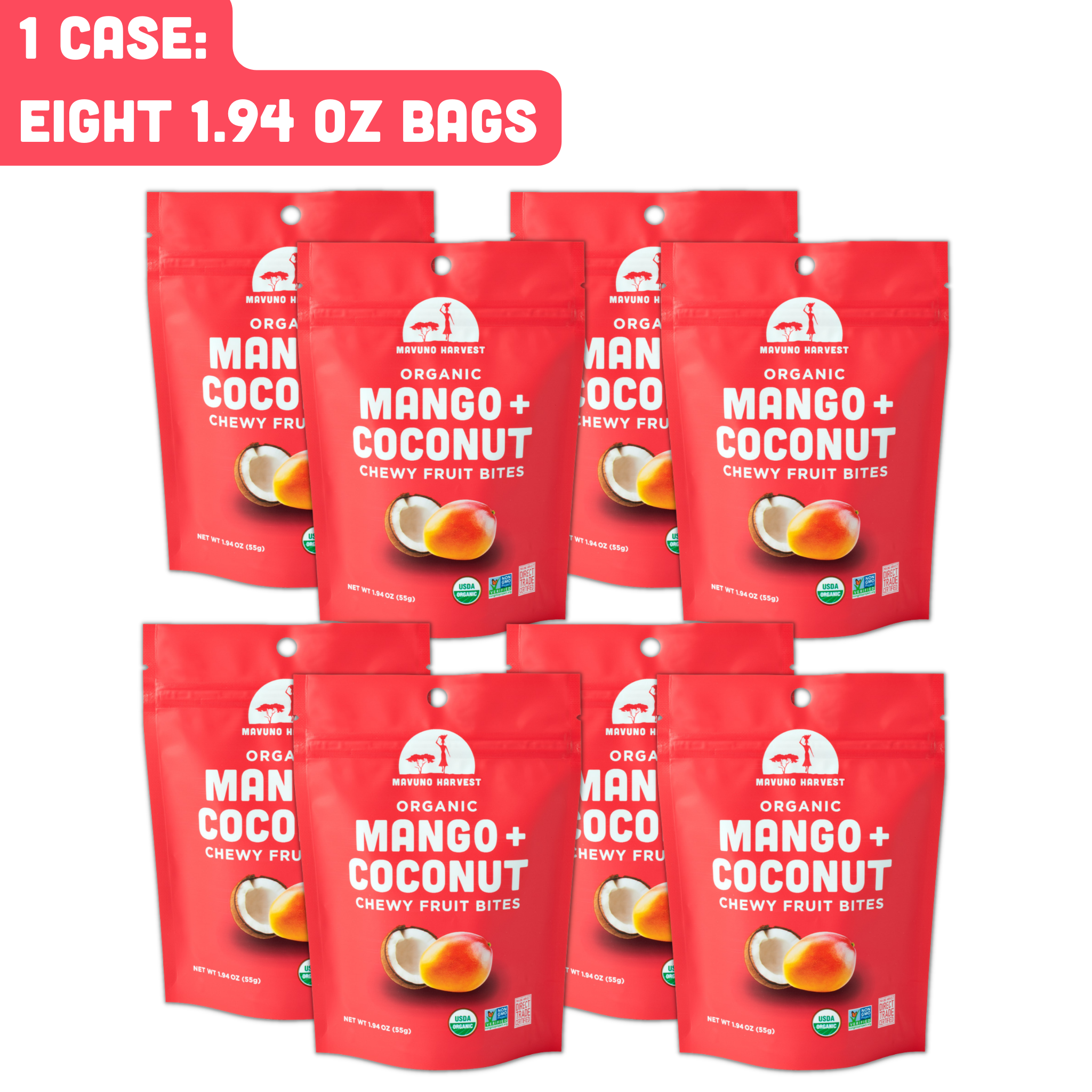 Organic Mango + Coconut Fruit Bites