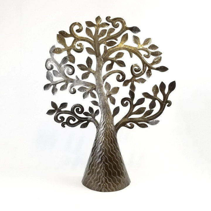 Singing Rooster - Haitian Tree of Life Metal Sculptures - Decor - Ethical Trading Company