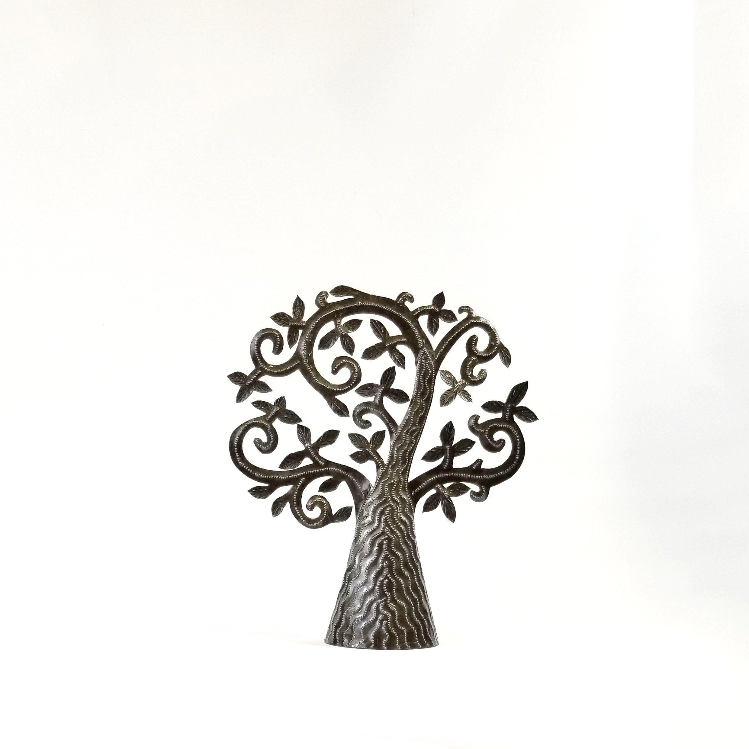 Singing Rooster - Haitian Tree of Life Metal Sculptures - Decor - Ethical Trading Company