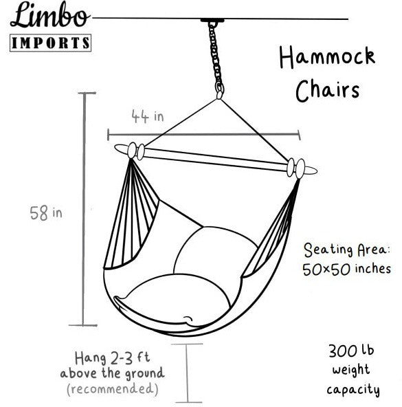 Gray Hammock Chair Swing | CLASSIC GRAY