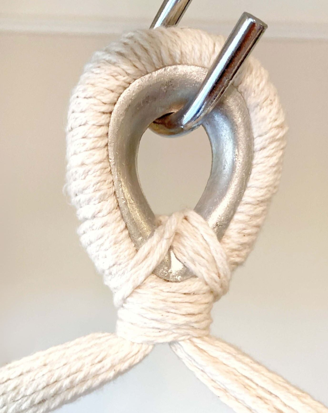 Woven Macrame Hanging Chair with Tassels | DIANA