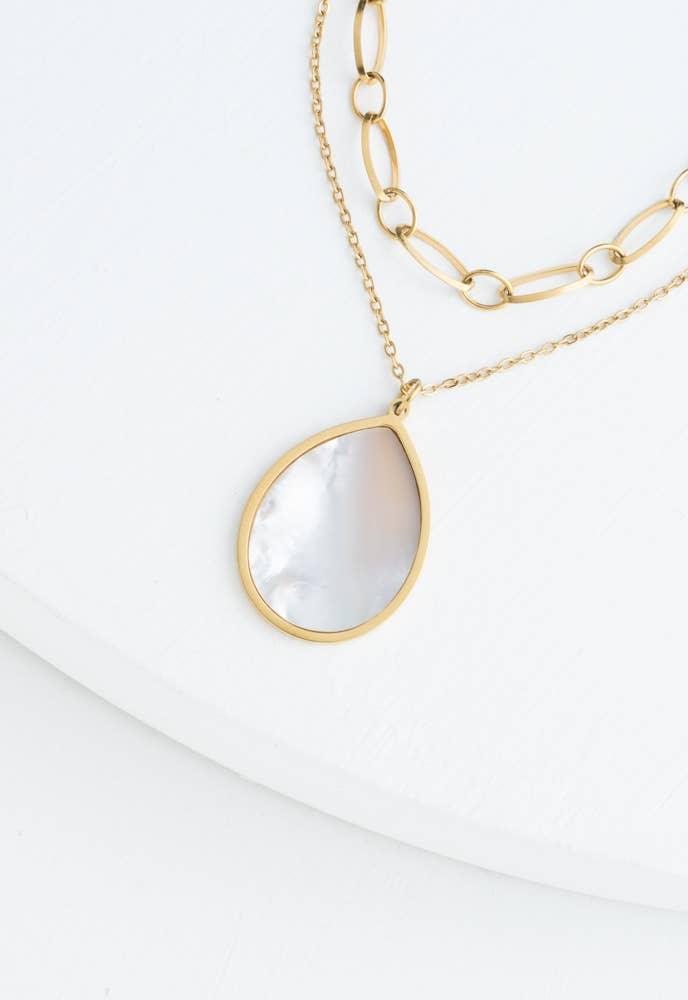 Holly Layered Mother-of-Pearl Necklaces - Ethical Trade Co