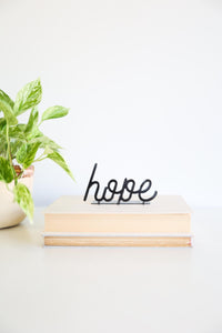 Hope Word Sign