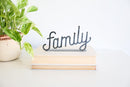 Family Word Sign