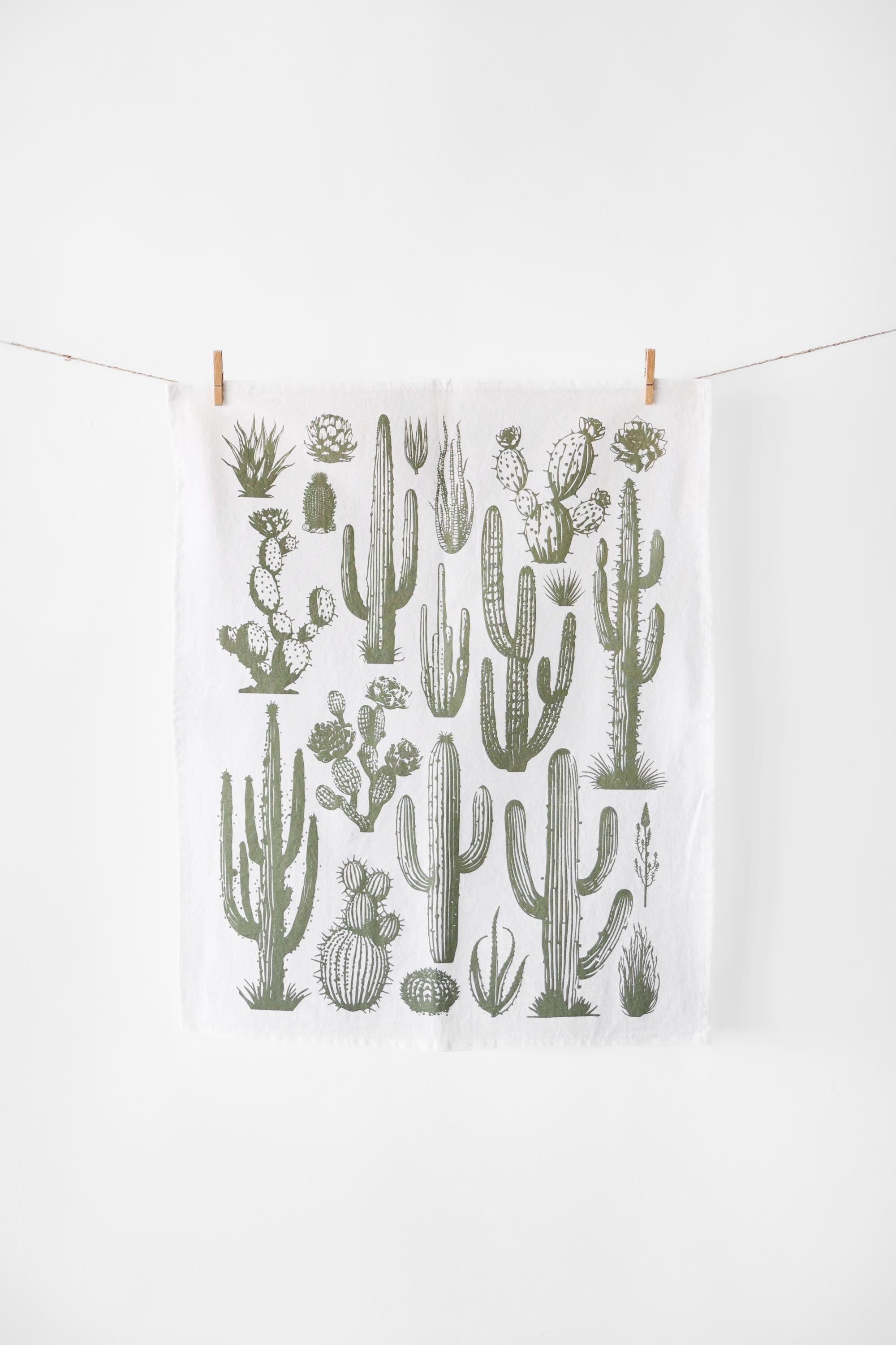 Cactus Tea Towel