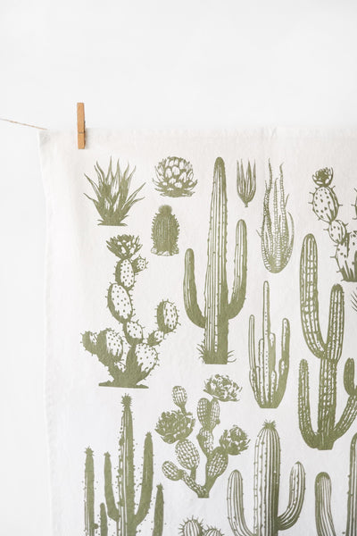 Cactus Tea Towel