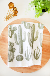 Cactus Tea Towel