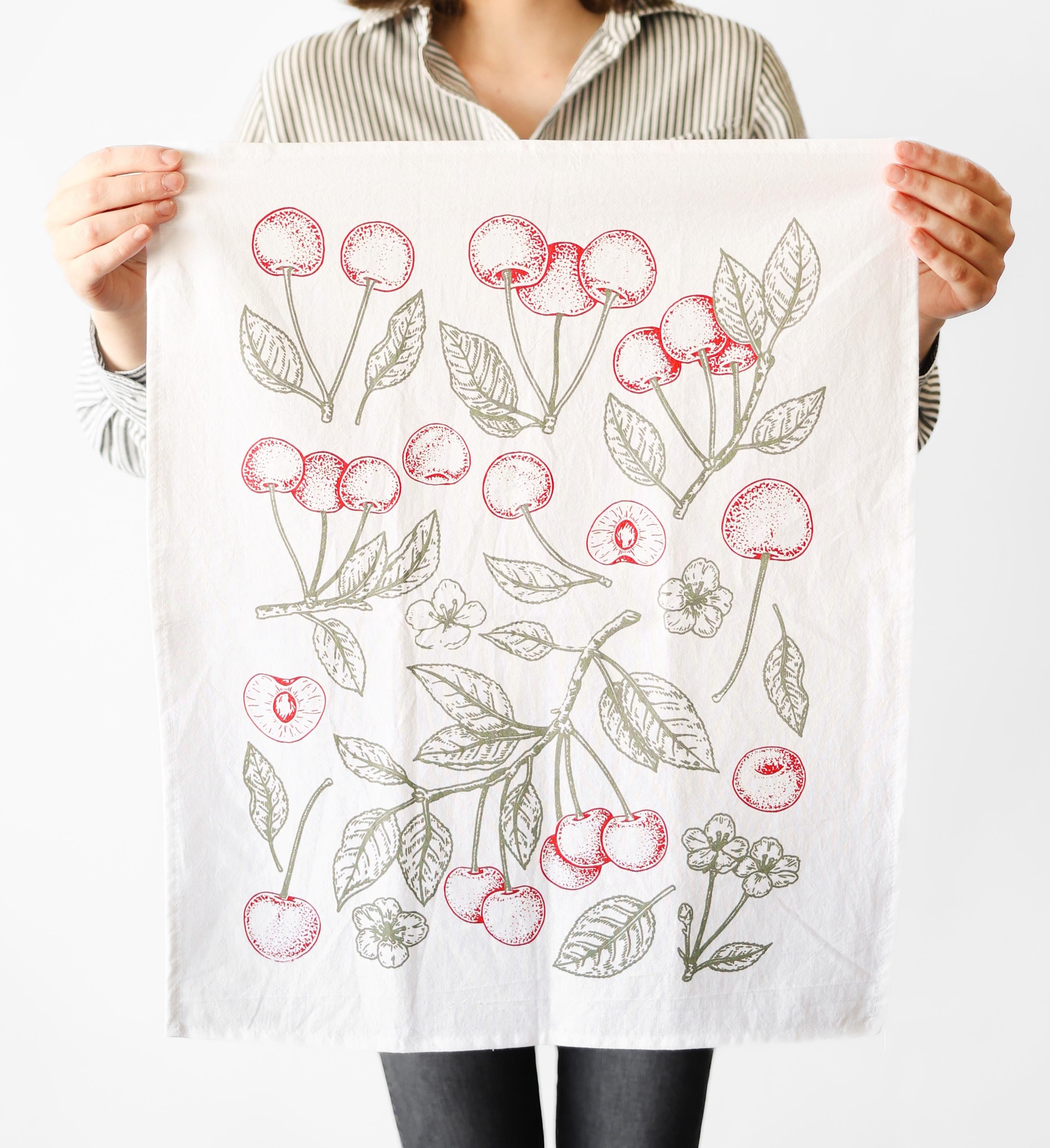 Cherry Tea Towel